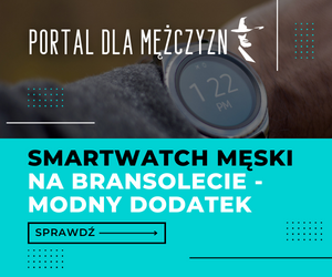 Smartwatch męski na bransolecie - modny dodatek